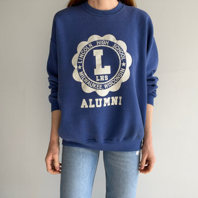 1980s Lincoln High School Milwaukee, Wisconsin Alumni  Sweatshirt