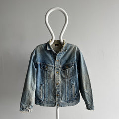 1980s USA Made Thrashed and Worn and Thrashed Some More Lee Denim Jacket