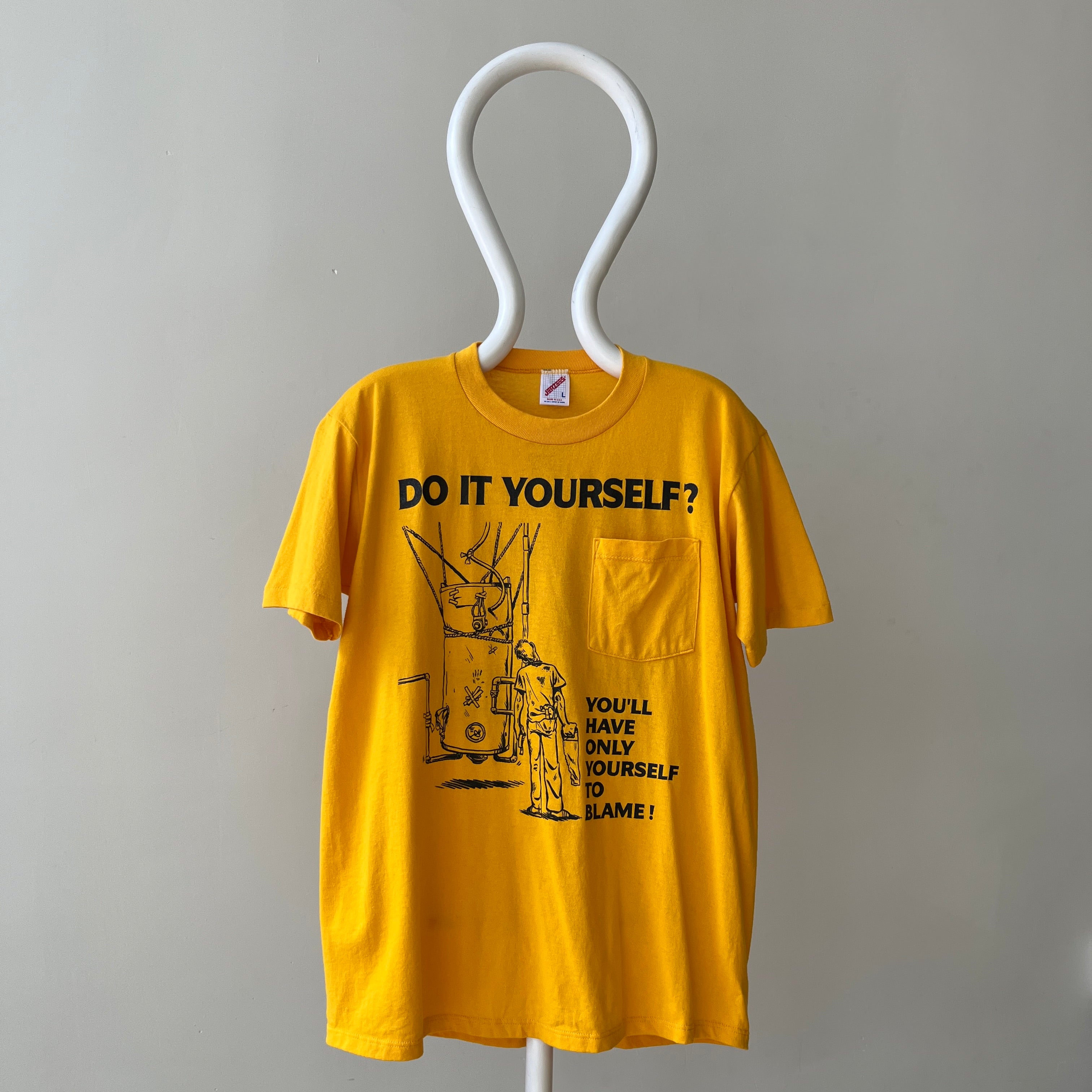 1990s Do It Yourself Plumbing T Shirt - This is so Dad in the 90s