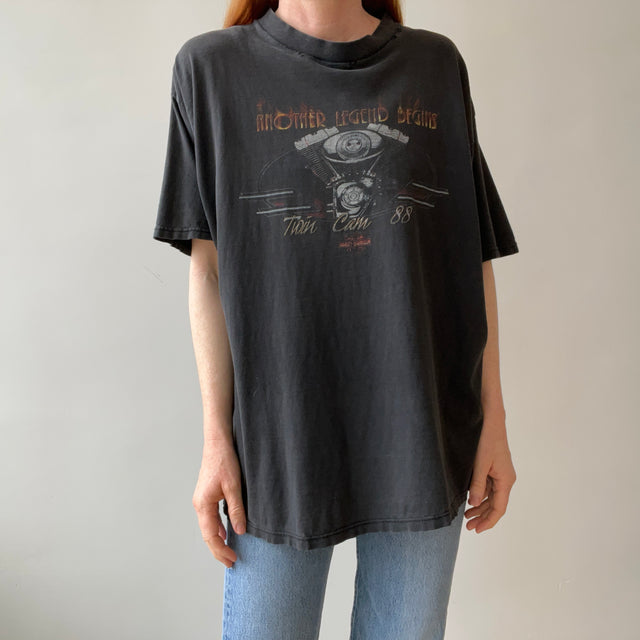 1988 Harley Davidson "Another Legend Begins" Rice Lake, Wisconsin T-Shirt