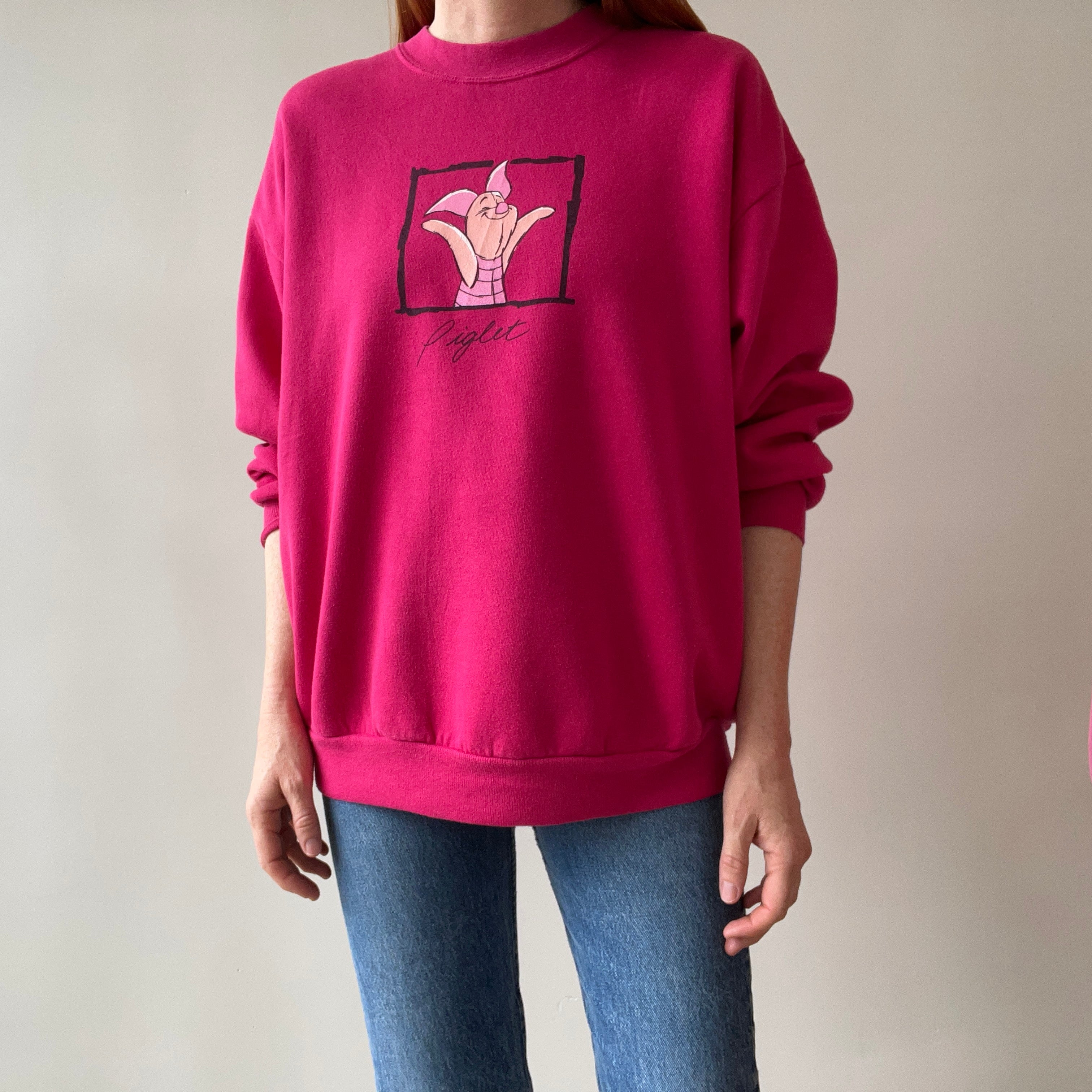 1980/90s USA Made Piglet Sweatshirt