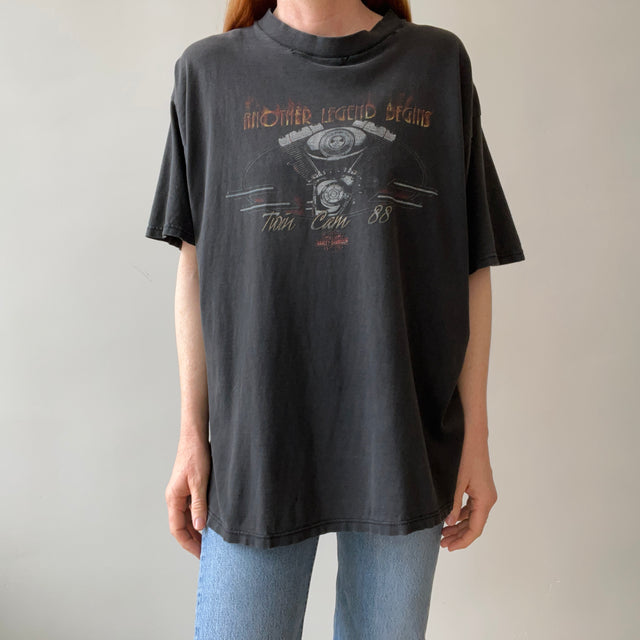 1988 Harley Davidson "Another Legend Begins" Rice Lake, Wisconsin T-Shirt