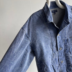 1989 Esprit Denim Jacket with Pinstriped Lining  - !!!