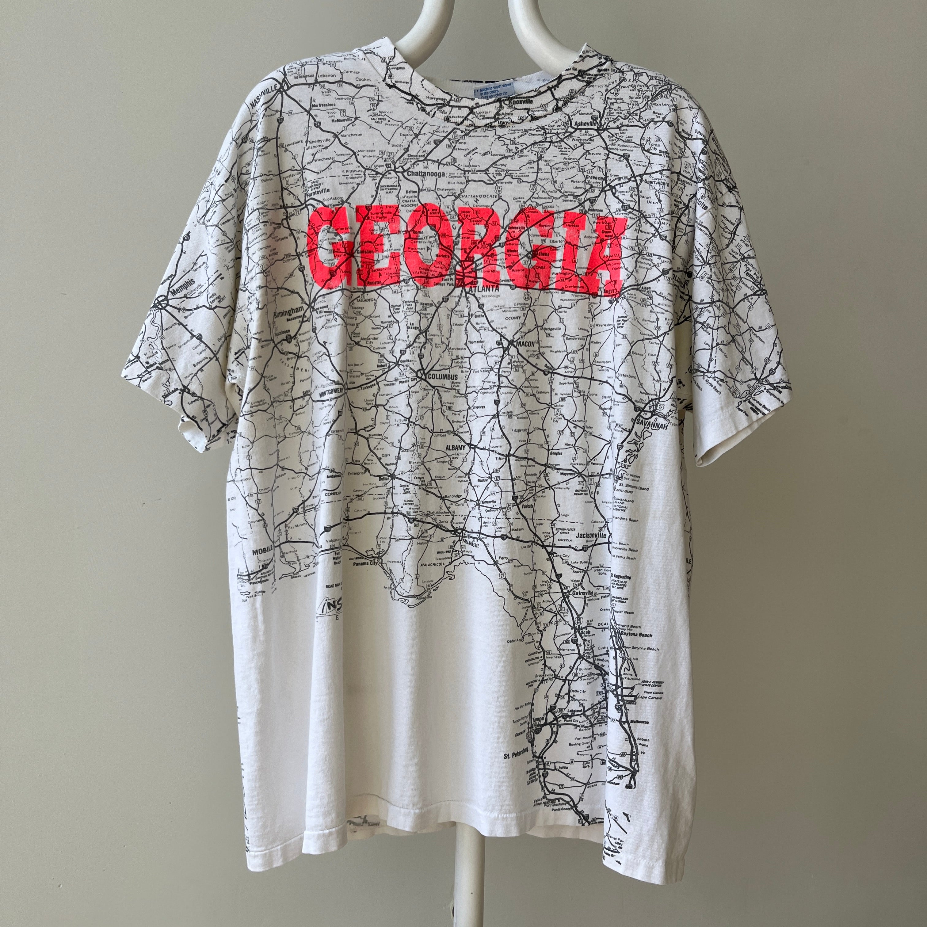 1991 All Over Print Georgia T Shirt