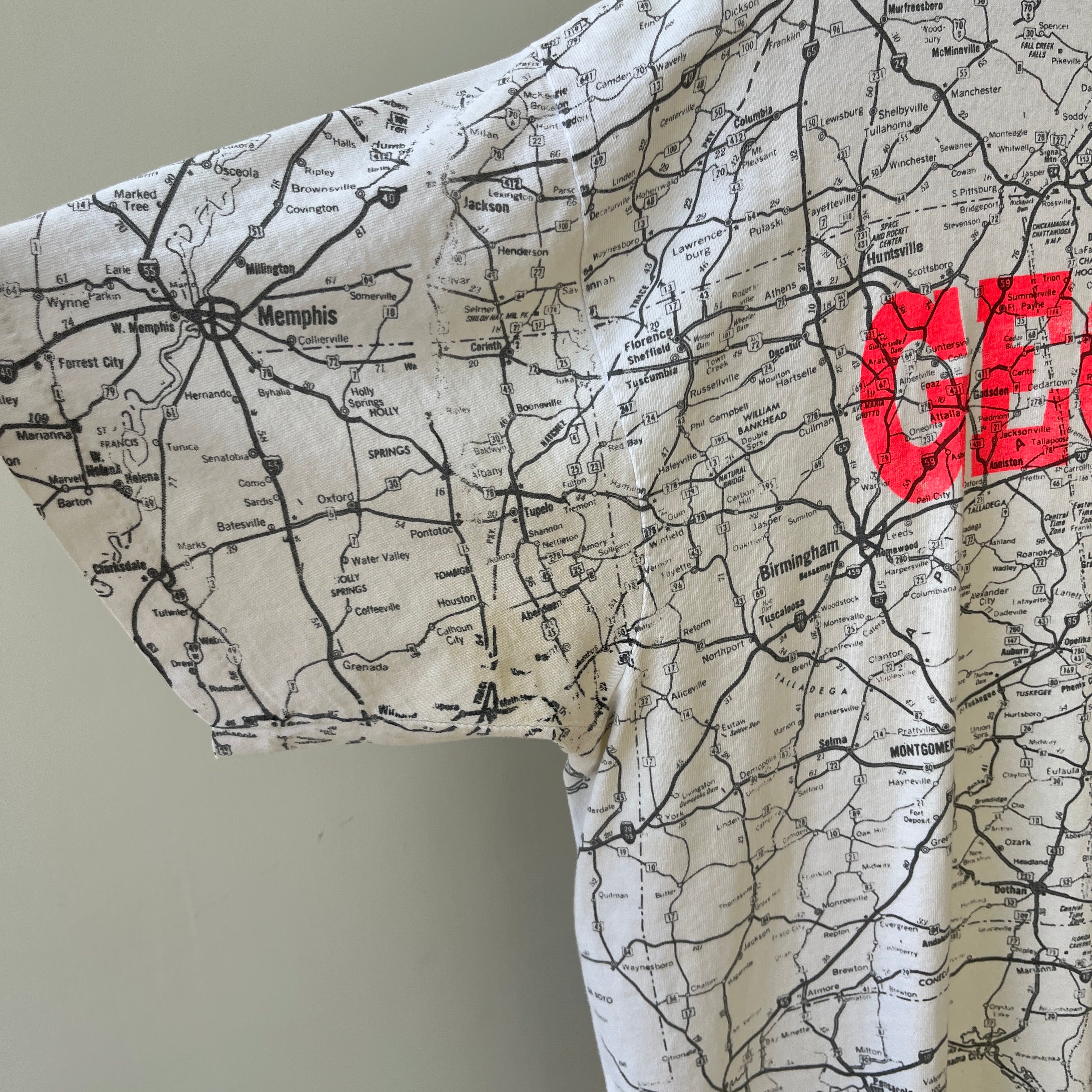 1991 All Over Print Georgia T Shirt
