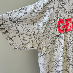 1991 All Over Print Georgia T Shirt