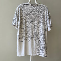 1991 All Over Print Georgia T Shirt