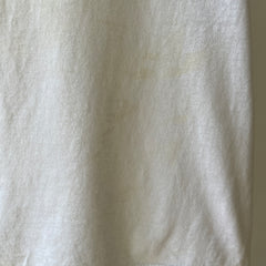 T-shirt teinté de peinture noire vierge des années 00