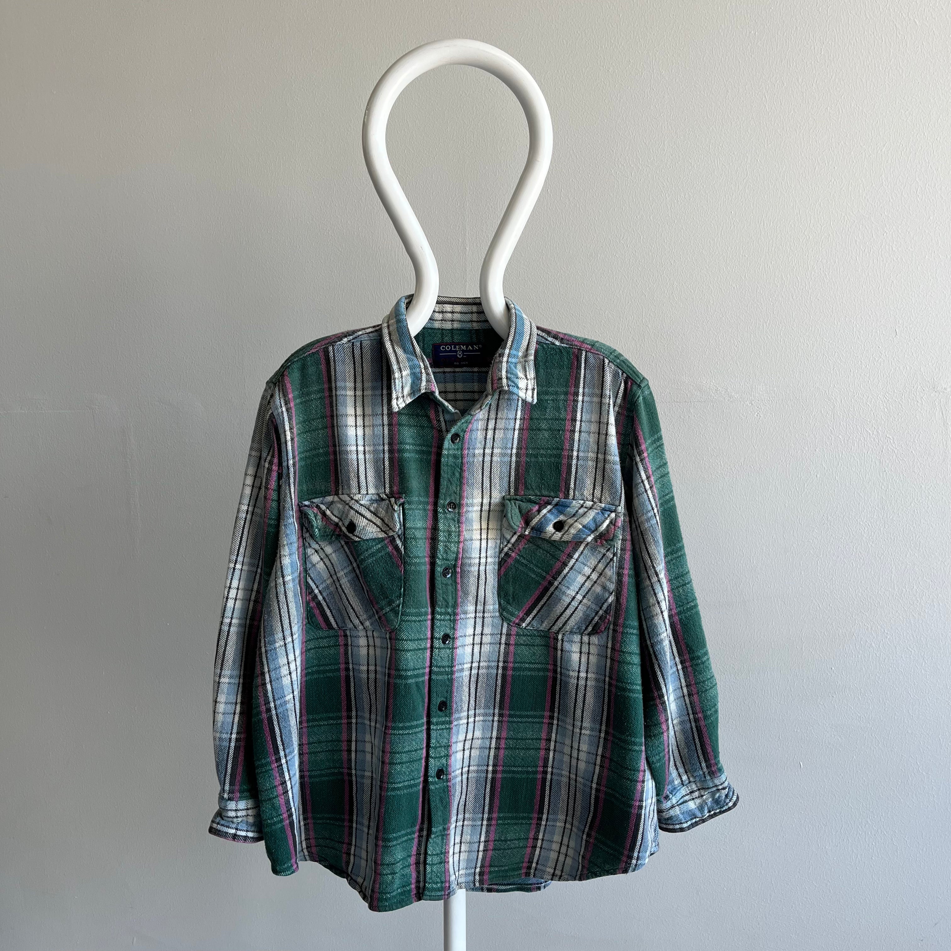 1990s Coleman Cotton Flannel - Great Plaid