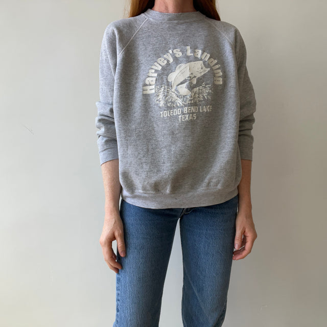 1990s Harvey's Landing Toledo Bend Lake Texas Sweatshirt