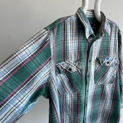 1990s Coleman Cotton Flannel - Great Plaid