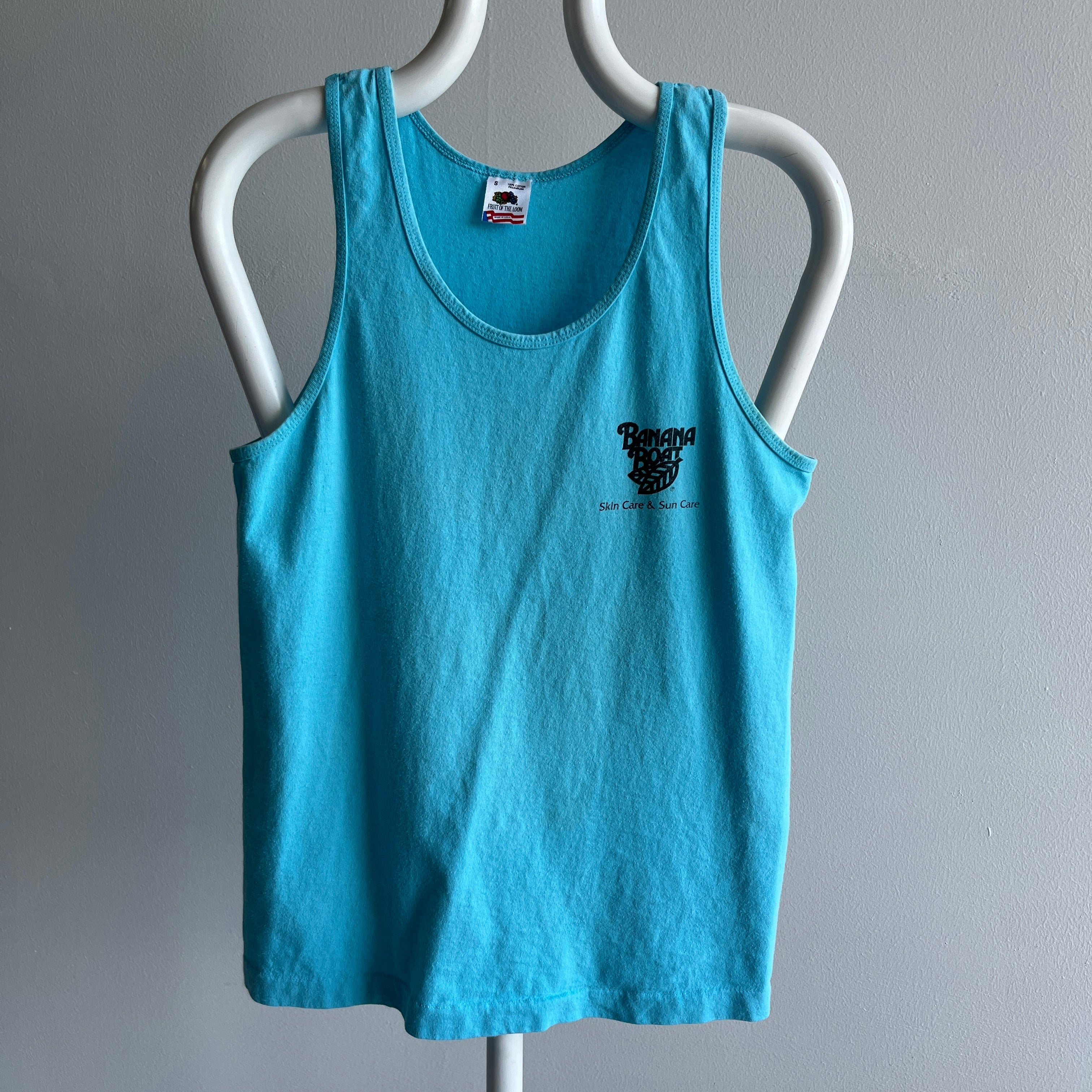 1992 Banana Boat Front and Backside (The Back is Everything!) Tank Top