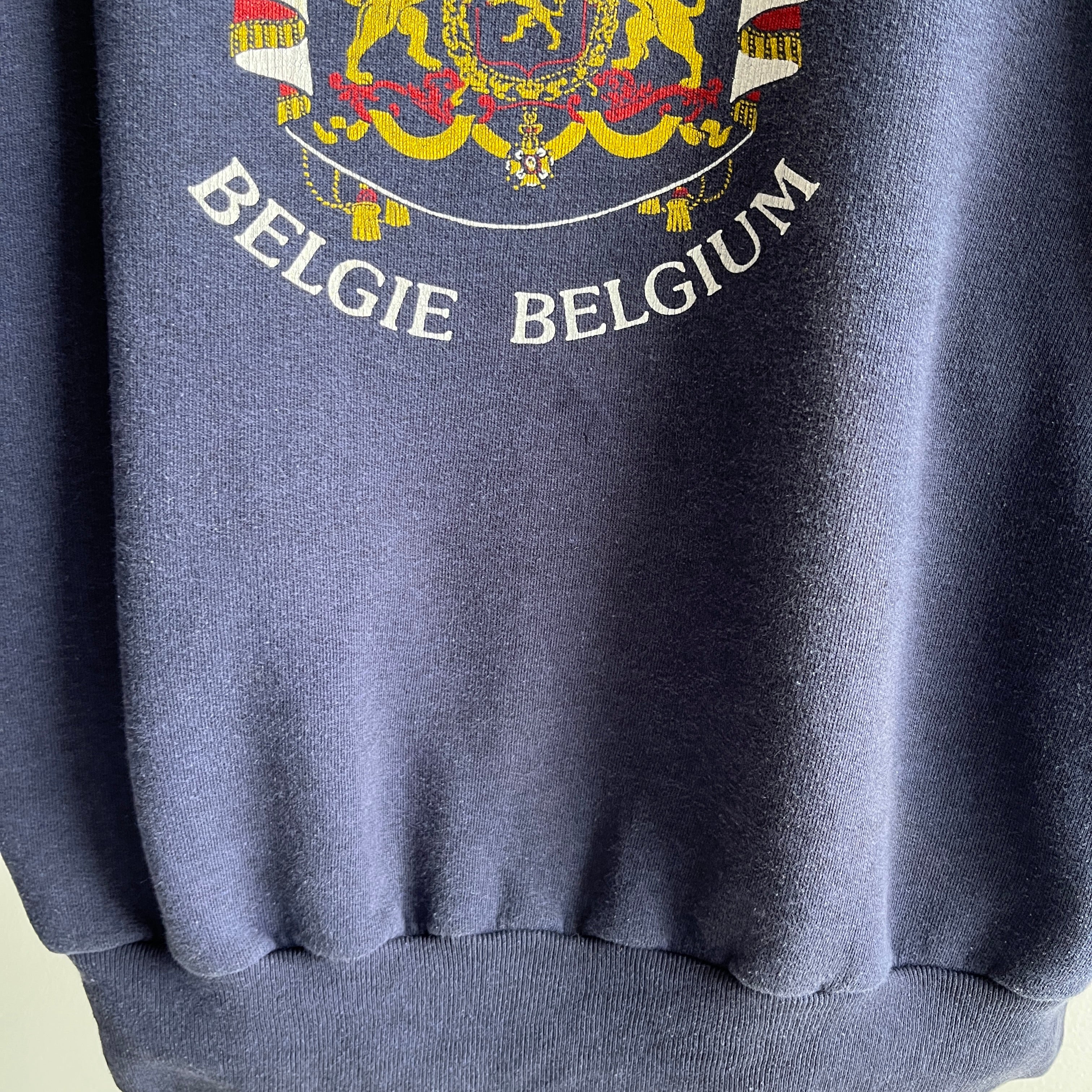 1970/80s Belgique Belgie Belgium Sweatshirt - WOW