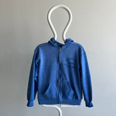 1970/80s Deep Creek Lake Zip Up Hoodie with Mending