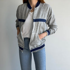 1980s Bassett Walker Zip Up Thinned Out Bleach Stained Dream