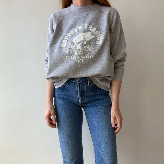 1990s Harvey's Landing Toledo Bend Lake Texas Sweatshirt