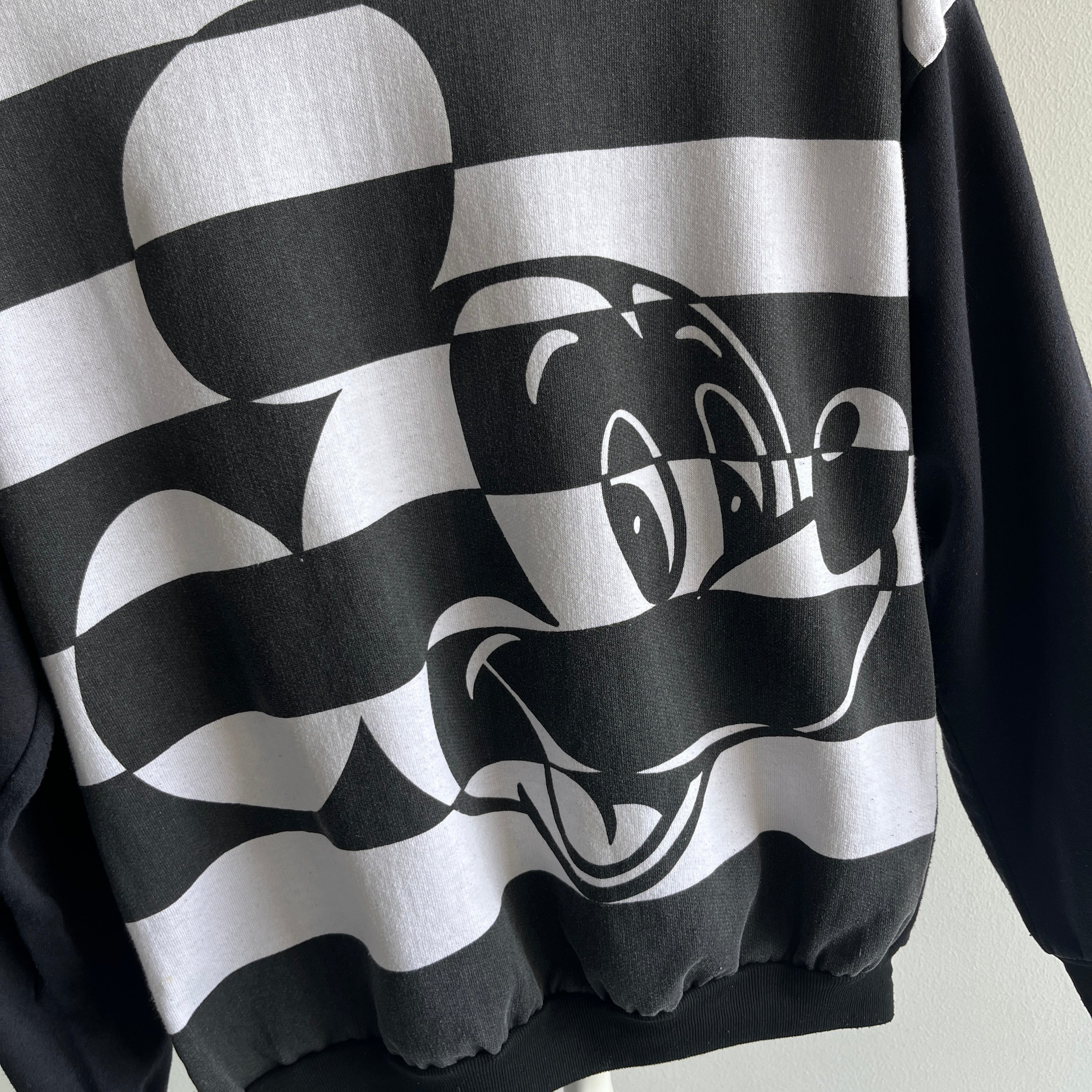 1980s Mickey Mouse Two Tone Sweatshirt