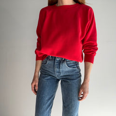 1980s Lipstick Red Raglan by Pannill - Swoooooon