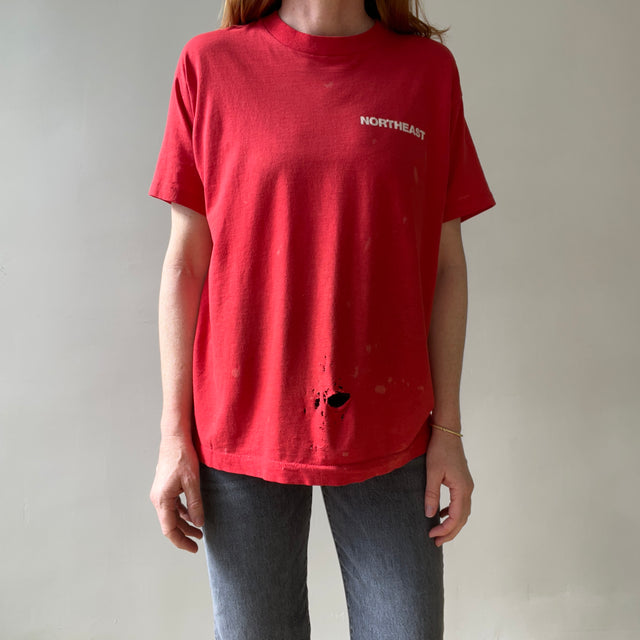 1980s Red Northeast I Am Headed For The Future T Shirt