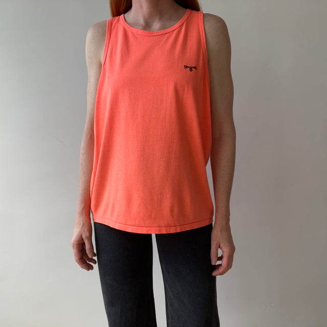 1980s Neon Orange Spalding Tank Top
