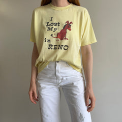 1970s I Loss My Ass in Reno T-Shirt