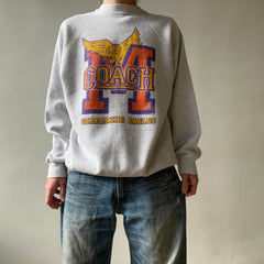 1993 Grey Screaming Eagles Coach Raglan Sweatshirt