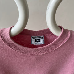 1980s/90s Pastel Pink Short Sleeve Sweatshirt