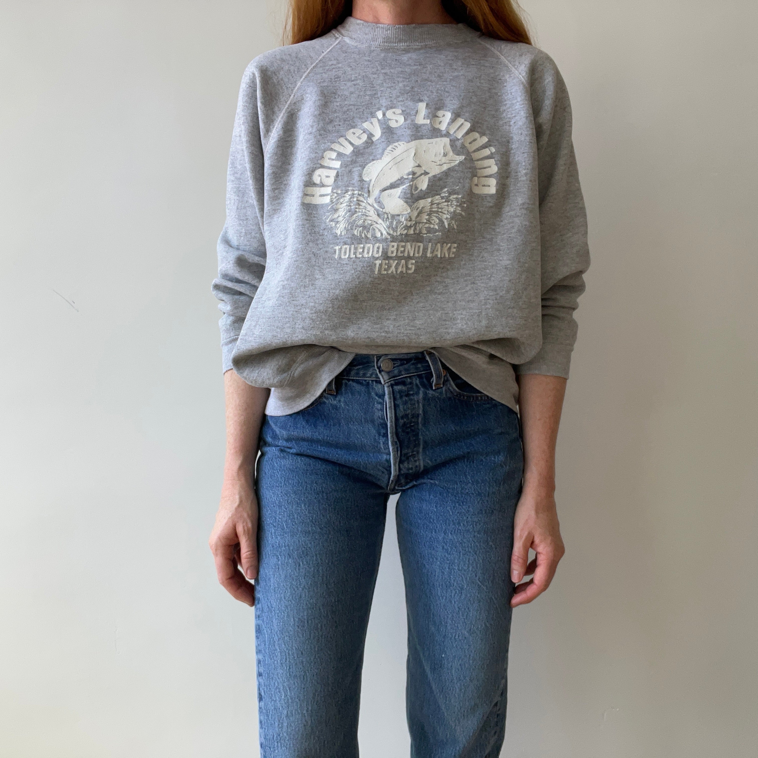 1990s Harvey's Landing Toledo Bend Lake Texas Sweatshirt