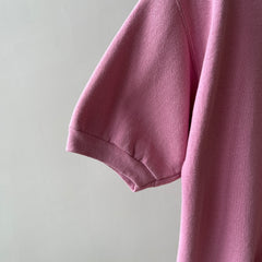 1980s/90s Pastel Pink Short Sleeve Sweatshirt