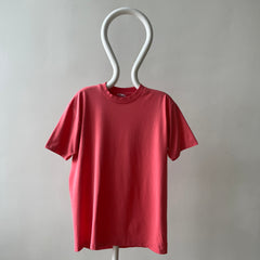 1980s Blank Salmon T Shirt