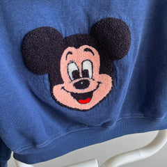 1990s USA Made Gap DIY Mickey Zip Up Hoodie - Rad Mending!