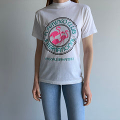 1980s Flamingo Club International Nassau, Bahamas - Tourist T-Shirt