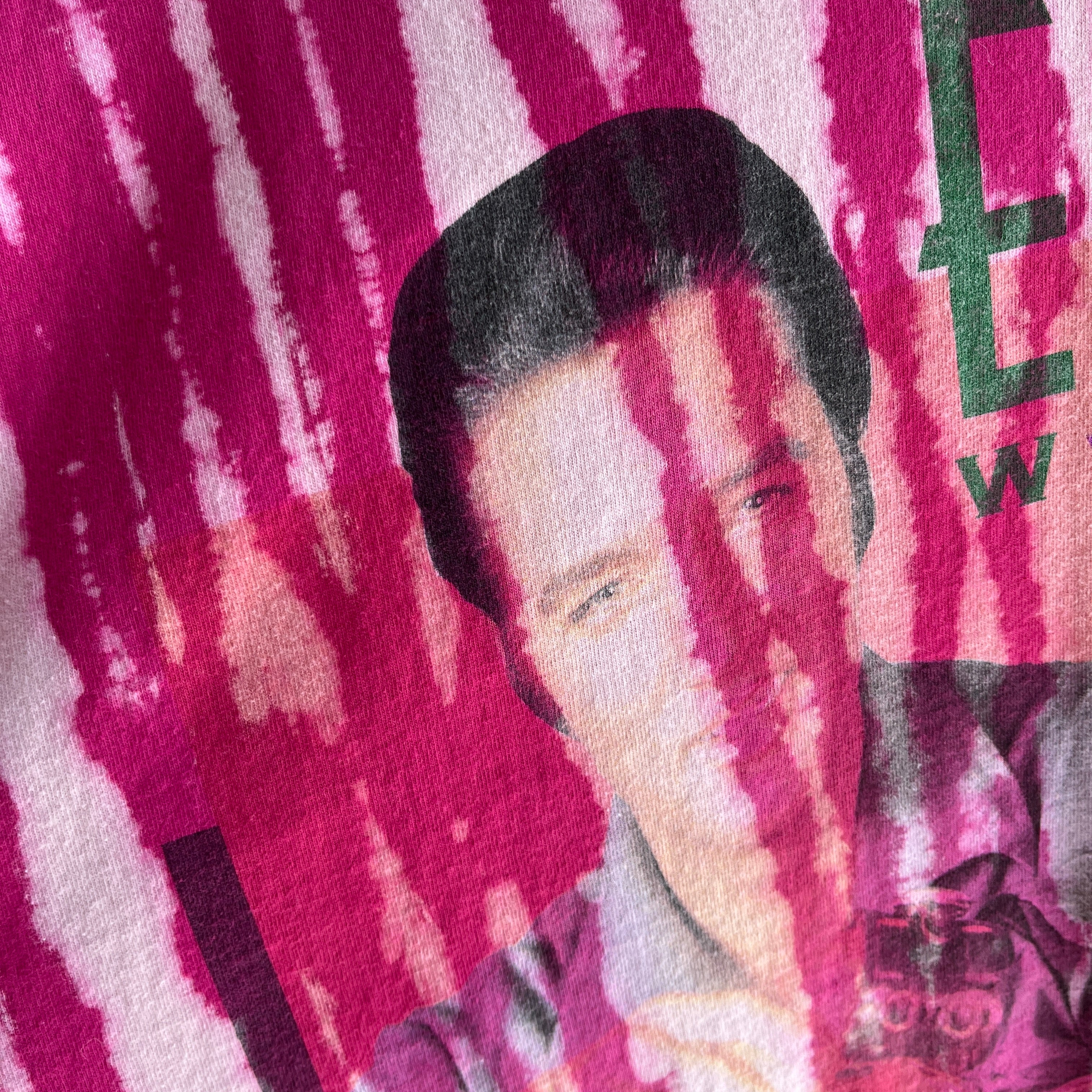 1995 Elvis Tie Dyed Extra Long T-Shirt by FOTL