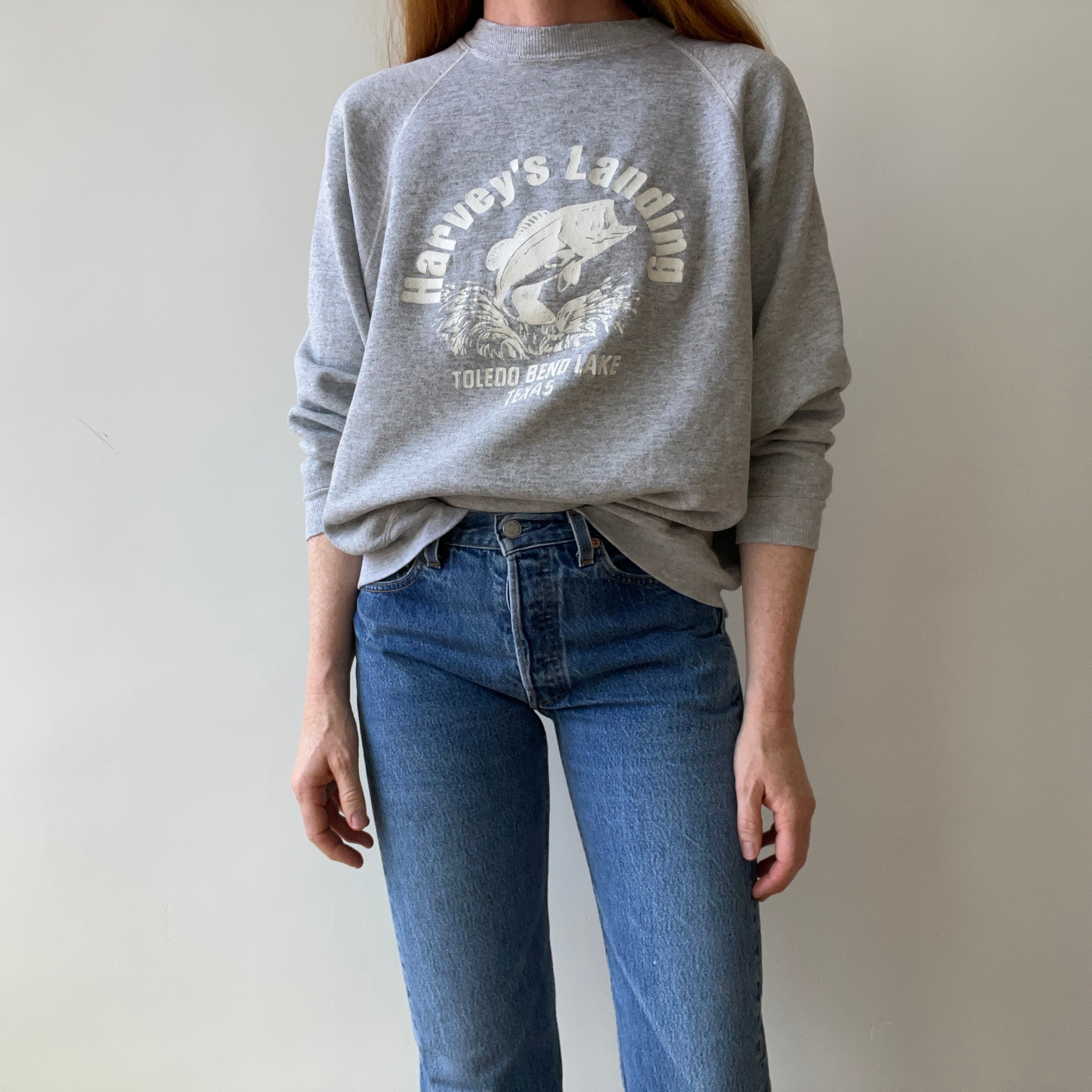 1990s Harvey's Landing Toledo Bend Lake Texas Sweatshirt