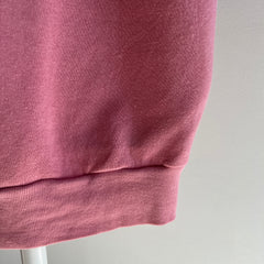 1980s Super Soft and Fleecy Bridesmaids Pink DIY Warm Up Sweatshirt