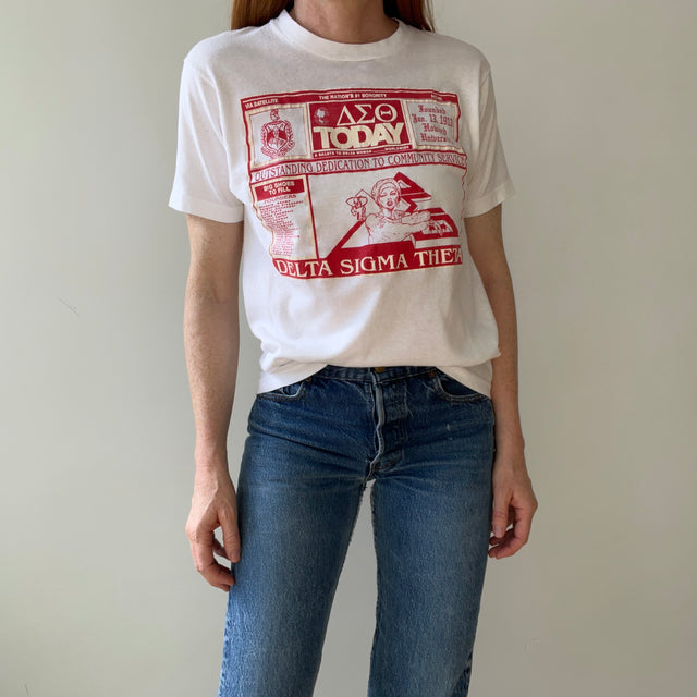 1980s Delta Sigma Theta T Shirt - Howard University