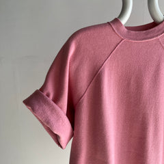 1980s Super Soft and Fleecy Bridesmaids Pink DIY Warm Up Sweatshirt