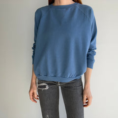 1980/90s Sky Blue/Slate Blue HHW Sweatshirt