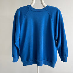 1980s Blank Blue Raglan for *Your* Capsule Collection