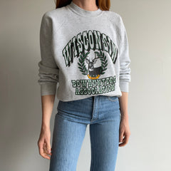 1980s Wisconsin Bowhunters Association Super Stained Sweatshirt
