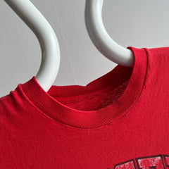 1980/90s Rutgers Football Destroyed Sleeves T-Shirt