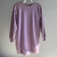 1970/80s Lilac Extra Long Sportswear Sweatshirt - SO. SOFT.