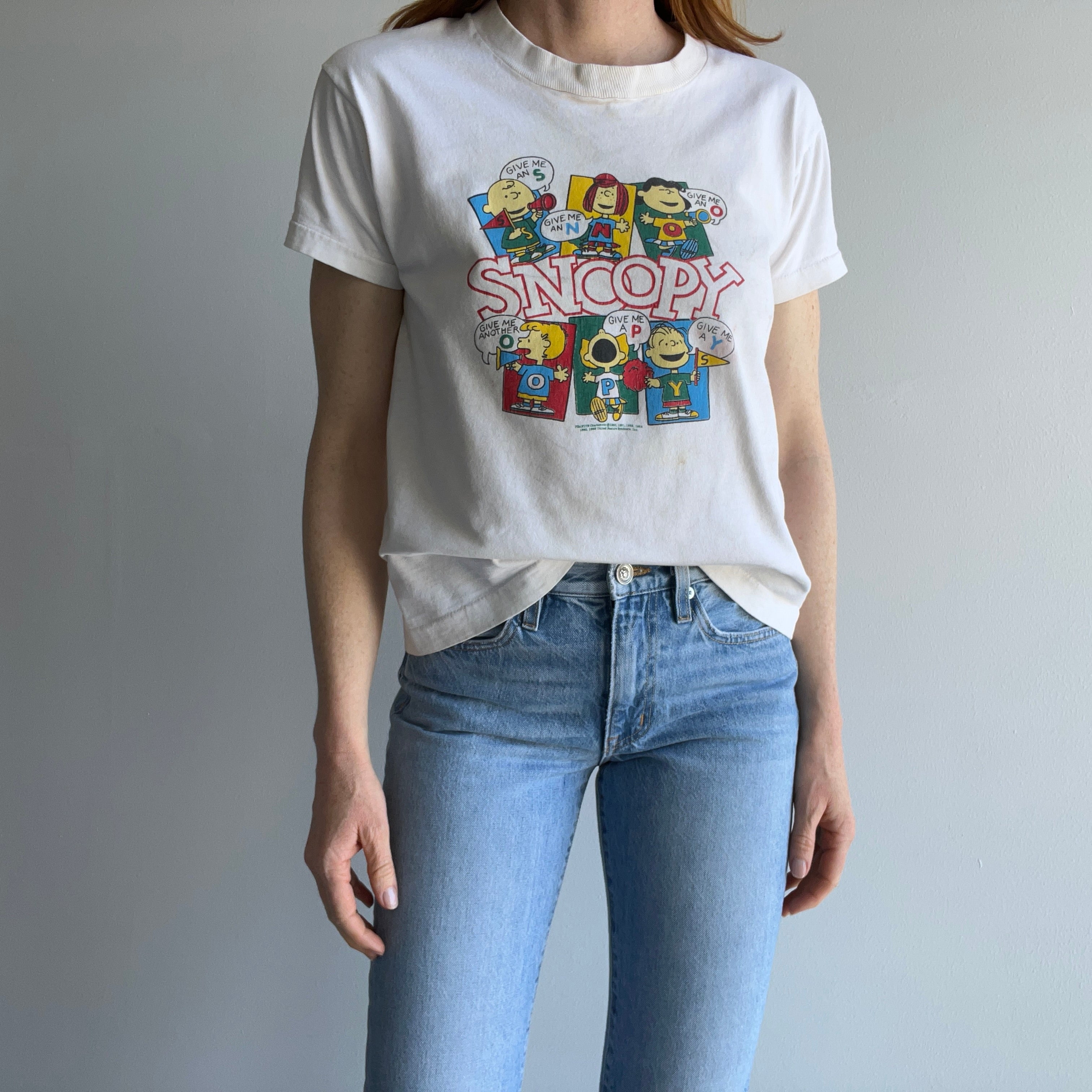 1980s Snoopy Super Stained In The Coolest Way T-Shirt - THIS!!!