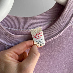 1970/80s Lilac Extra Long Sportswear Sweatshirt - SO. SOFT.
