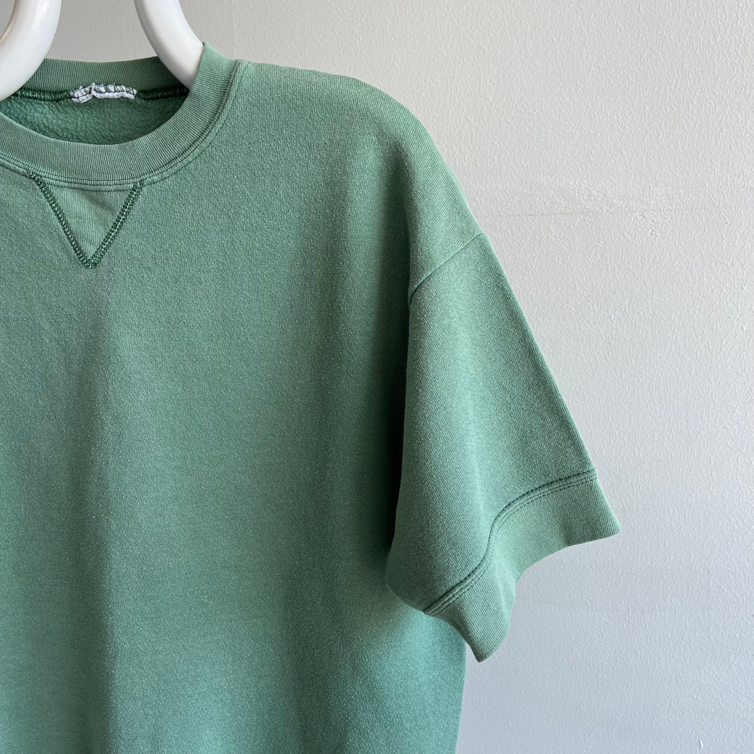 1980/90s Jade Green Warm Up Sweatshirt