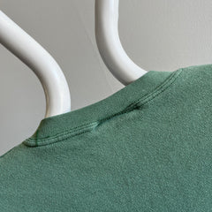 1980/90s Jade Green Warm Up Sweatshirt