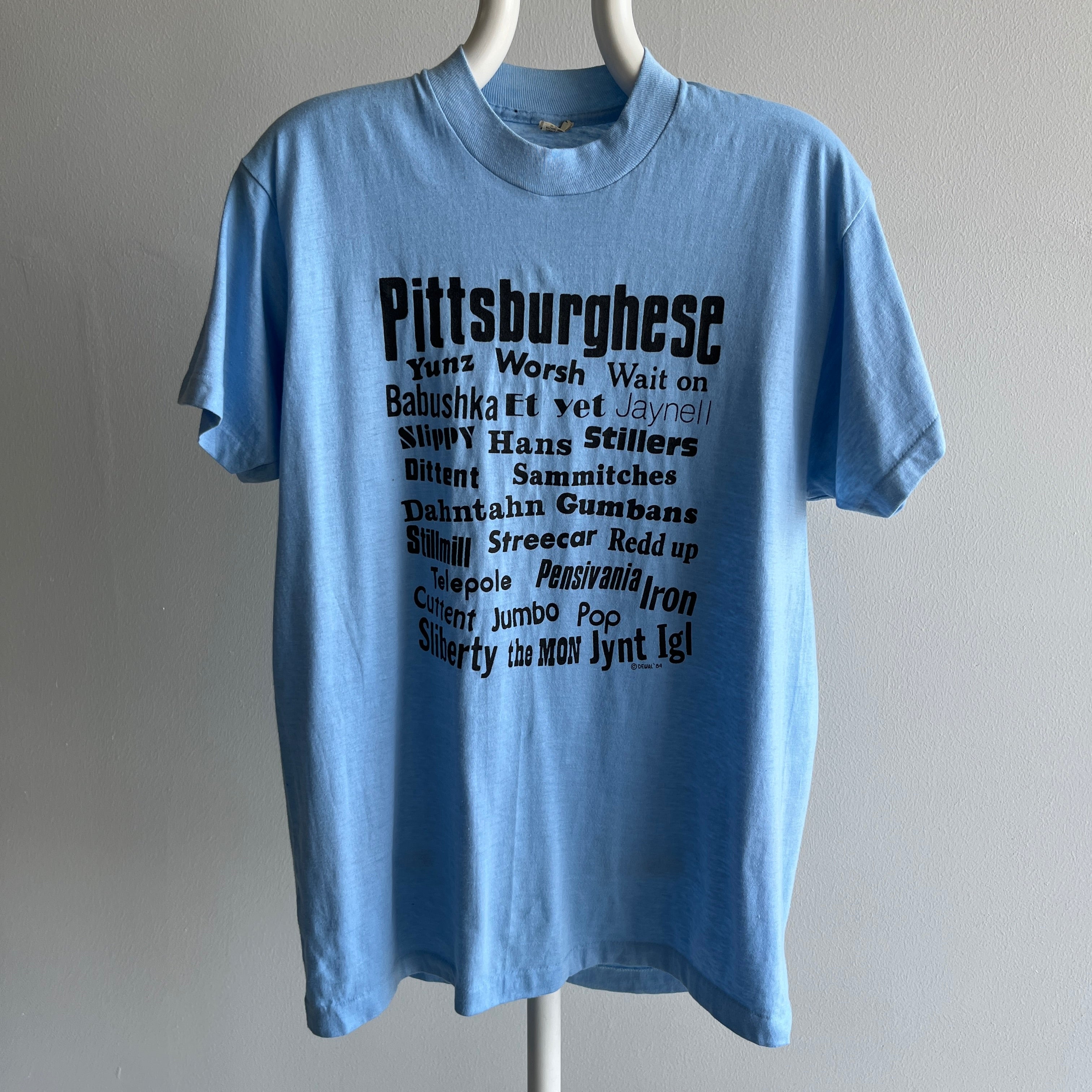 1980s Pittsburghese T-Shirt