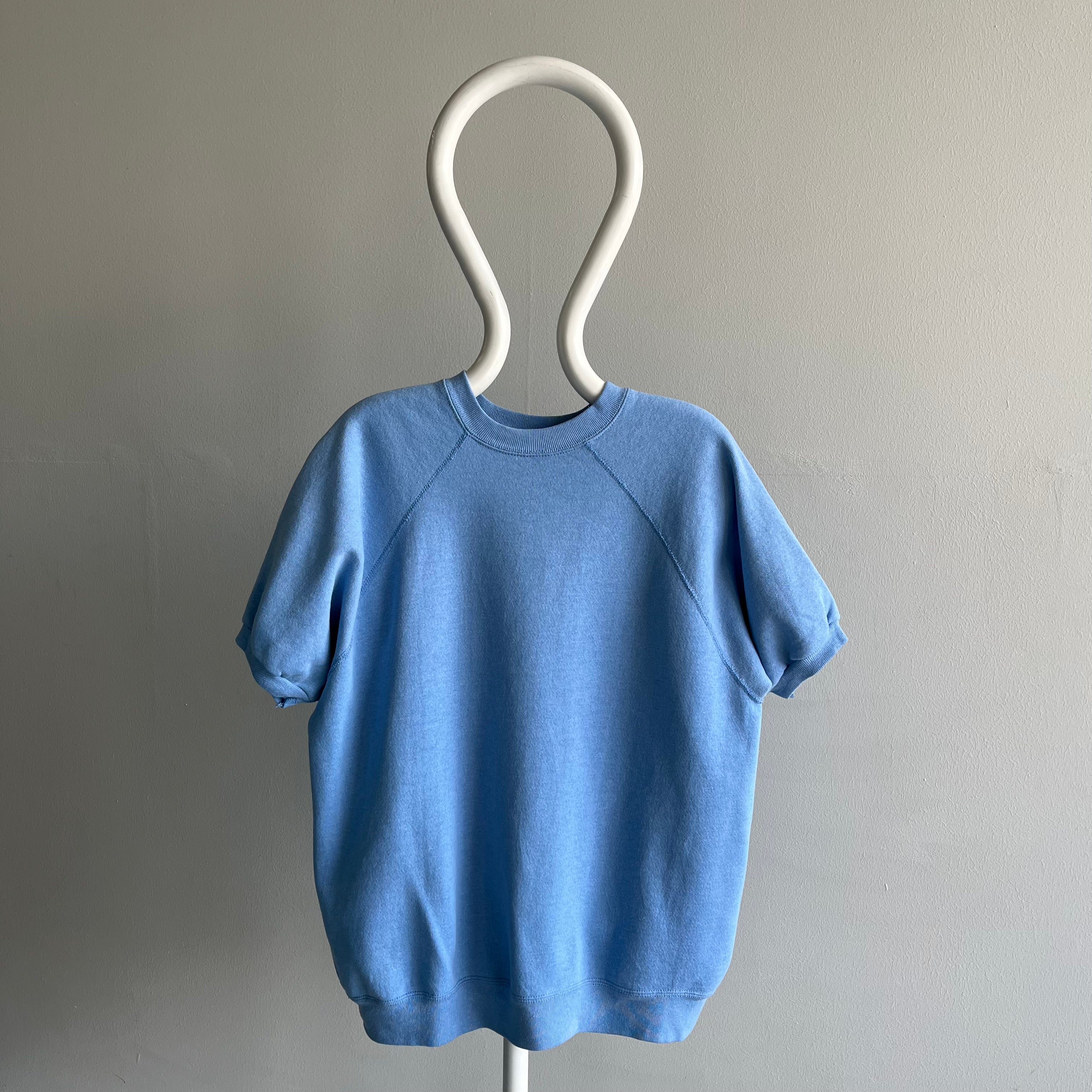 1980s Baby Blue Relaxed Fit Warm Up