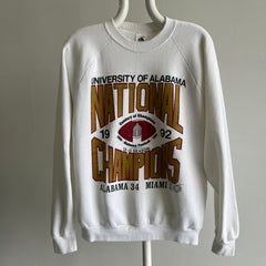 1992 University of Alabama Championship Sweatshirt 13-0