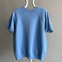 1980s Baby Blue Relaxed Fit Warm Up